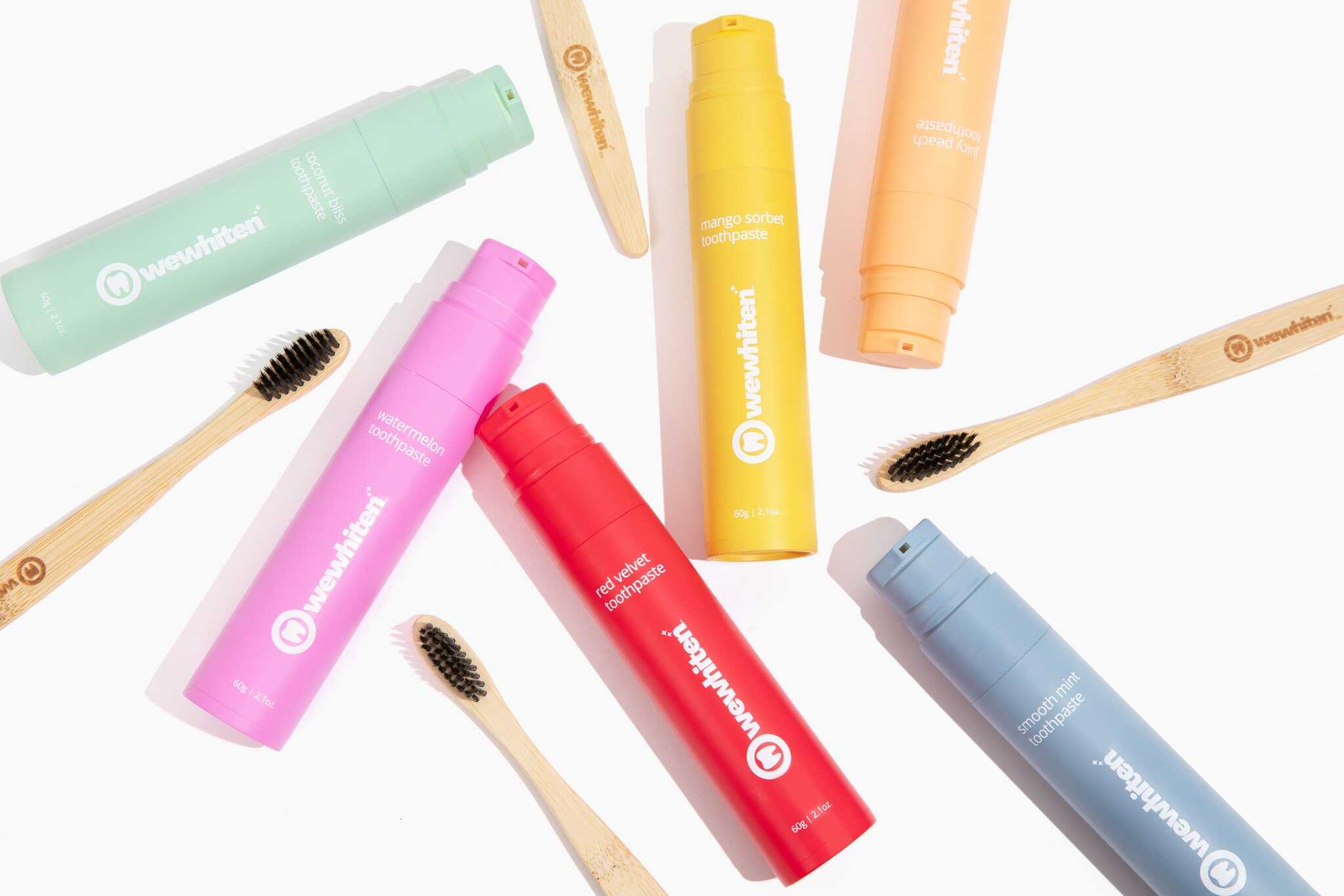 Introducing We Whiten’s Flavored Whitening Toothpaste
